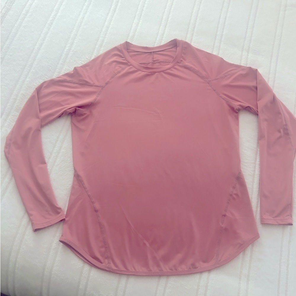 Pink Relaxed Work Out Long Sleeve Top​​​​​​​ - Picture 9 of 9
